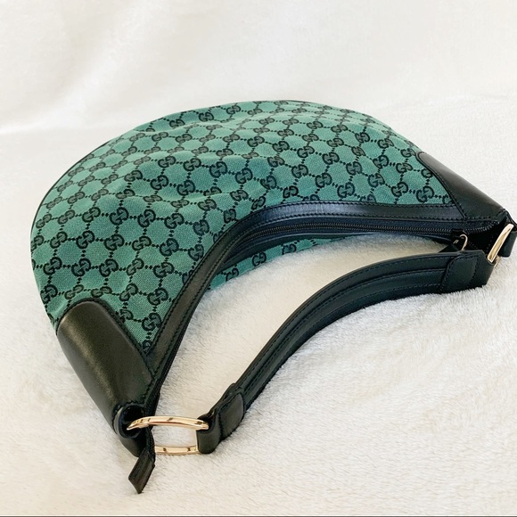 NWT Authentic Gucci GG Woven Borsa Zip Hobo Bag - Picture 6 of 8